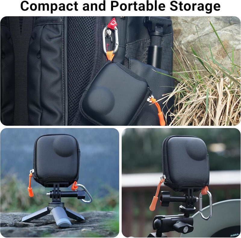 CYNOVA Osmo Nano Carrying Case for DJI Osmo Nano Accessories, Hard Shell Travel Storage Case with DJI Osmo Nano Screen Protector (2 Set) - Image 2